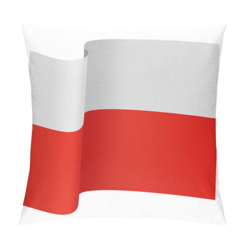 Personality  Illustration Of Poland Flag Pillow Covers