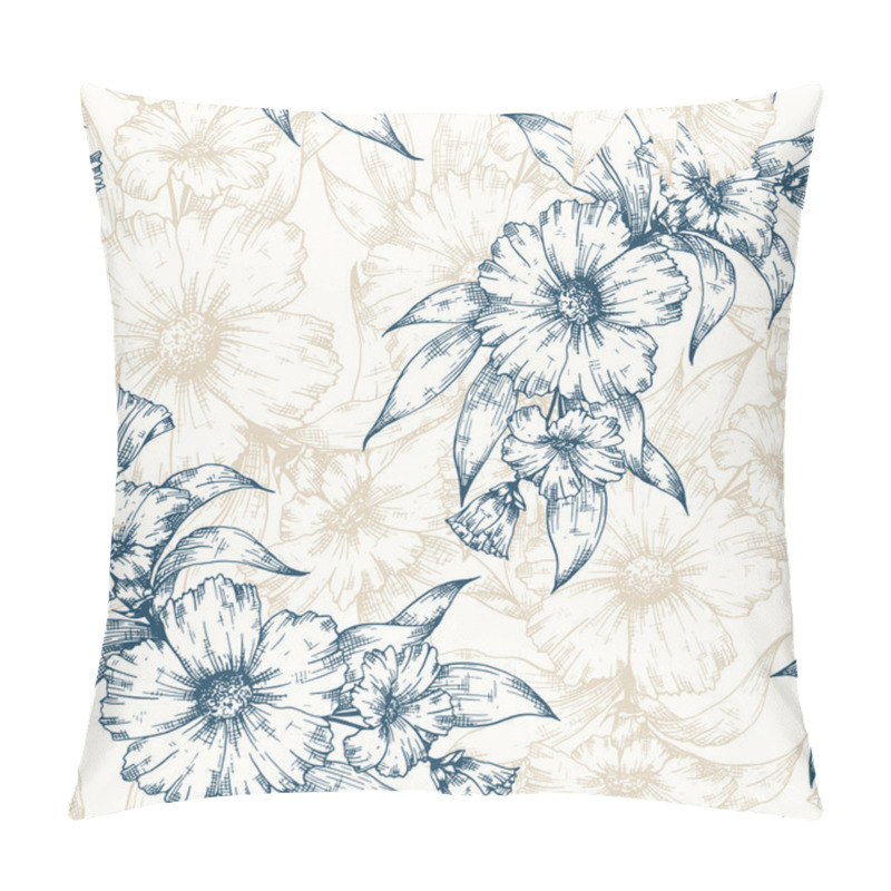 Personality  Floral Vector Pattern Pillow Covers