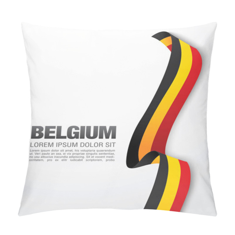 Personality  Belgium National Day Banner Pillow Covers