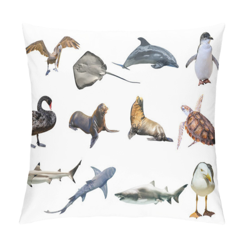 Personality  Australian Animals Collage Pillow Covers