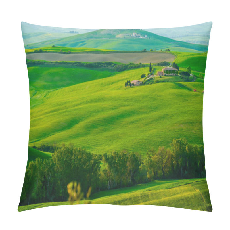 Personality  Waves Hills, Rolling Hills, Minimalistic Landscape Pillow Covers