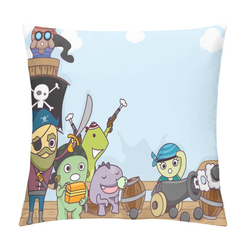 Personality  Monster Crew Pillow Covers