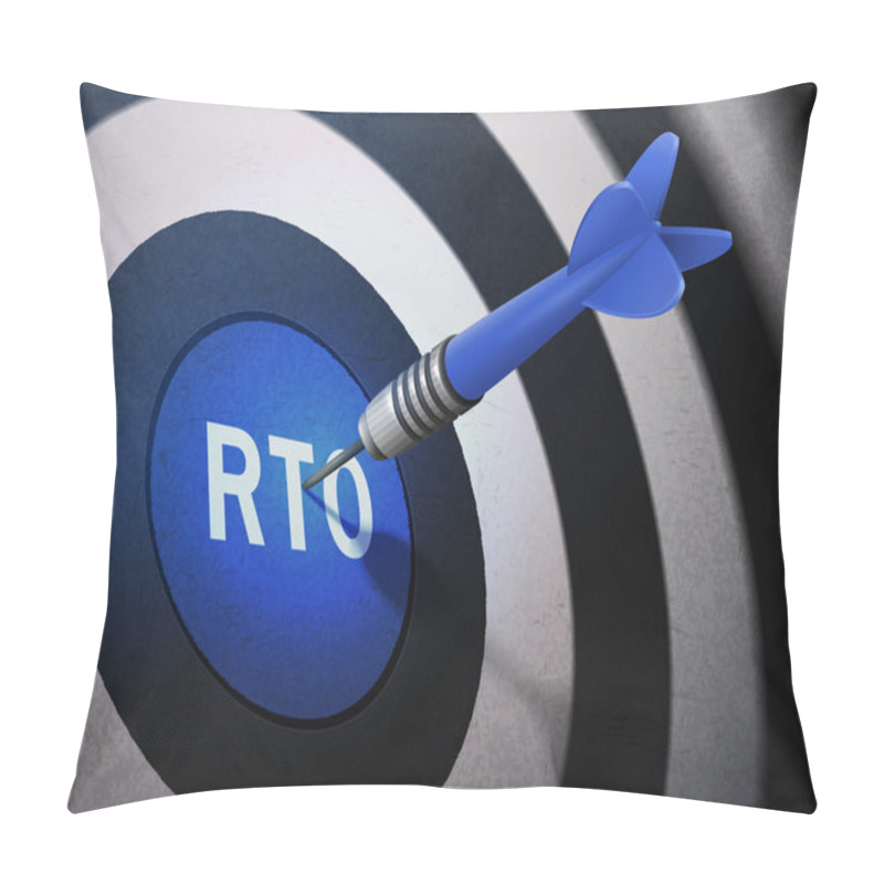 Personality  RTO Target Hitting By Dart Arrow Pillow Covers