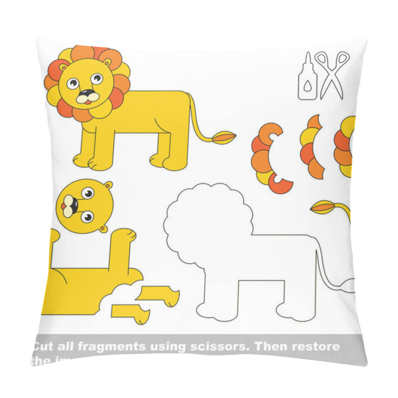 Personality  Paper Kid Game. Easy Application For Kids. Pillow Covers