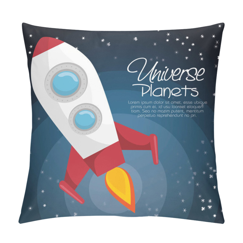 Personality  Universe Planets Space Concept Pillow Covers