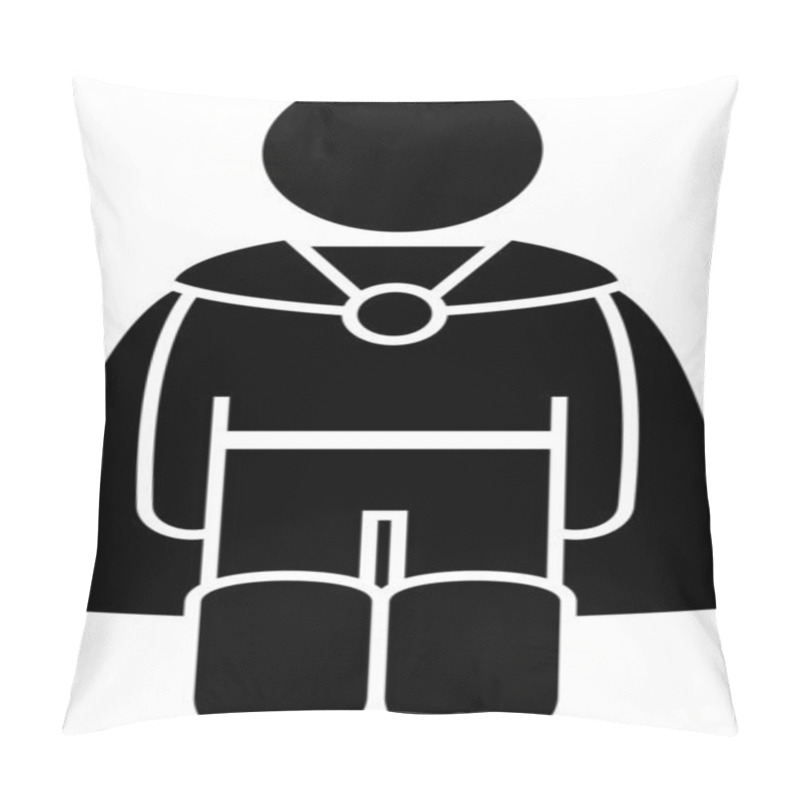 Personality  Ancient Medieval Fantasy Characters Classes And Warriors Icon Set. Pillow Covers