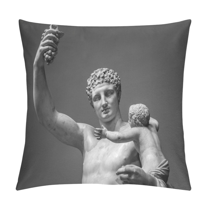 Personality  Statue Of Hermes And Young Dionysus Pillow Covers