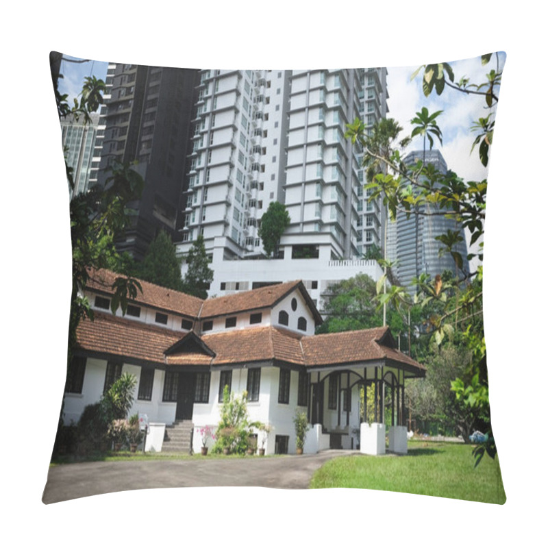 Personality  Old Historical House In Kuala Lumpur Downtown Malaysia Pillow Covers