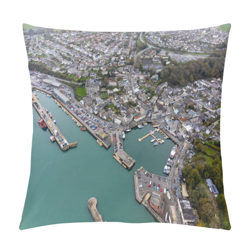 Personality  Padstow Harbour Aerial Cornwall England Uk  Pillow Covers