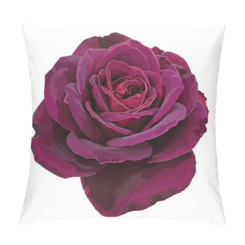 Personality  Purple Rose Vector Pillow Covers