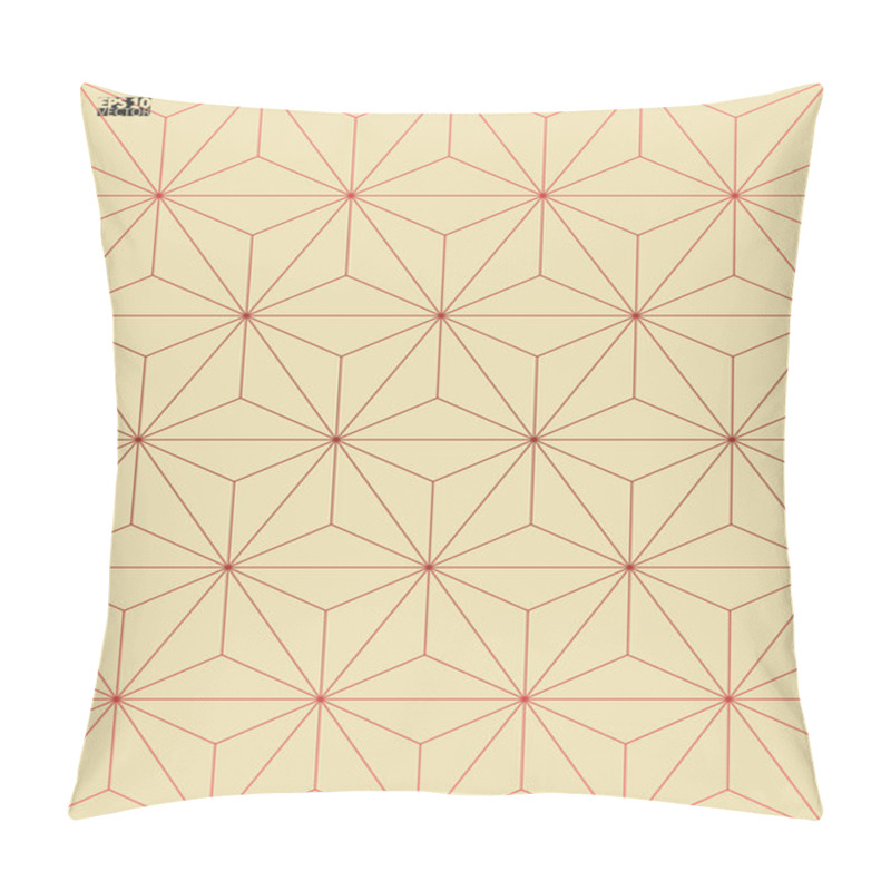 Personality  Graphic Illustration With Geometric Pattern. Eps10 Vector Illustration. Pillow Covers