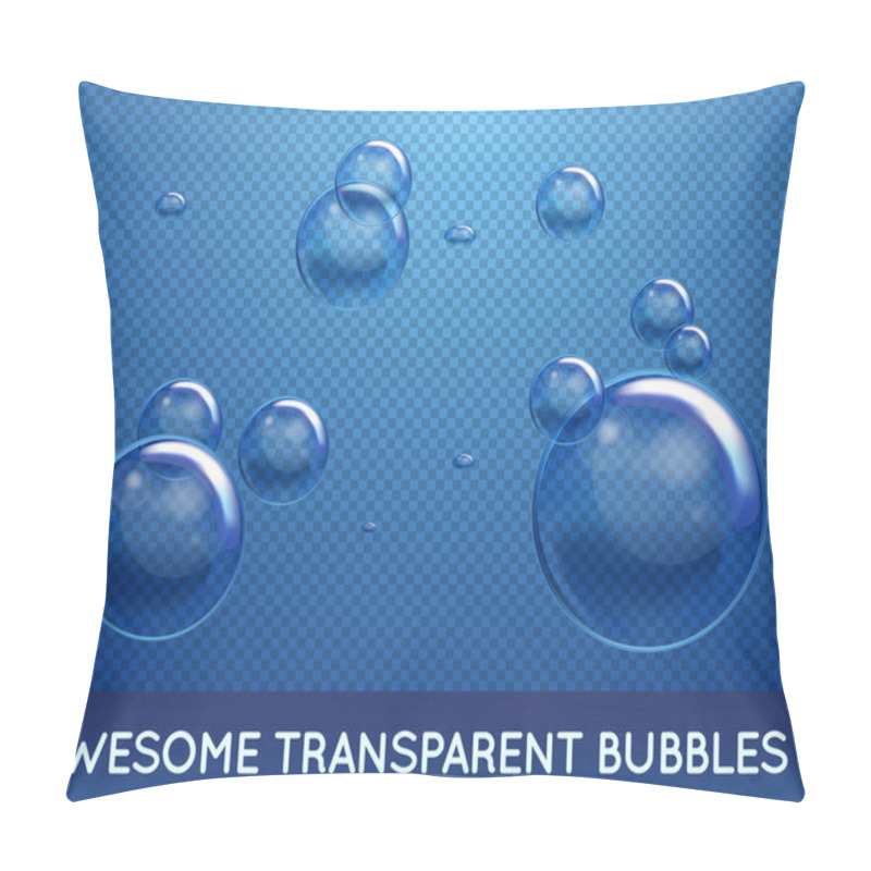 Personality  Soap Water Bubbles Set Pillow Covers