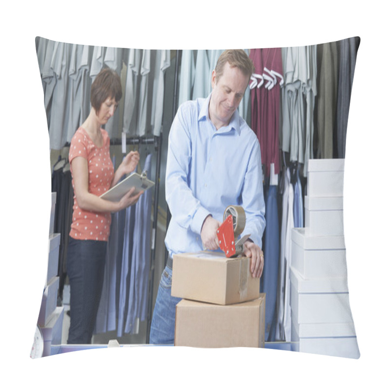 Personality  Couple Running Online Clothing Store Pillow Covers