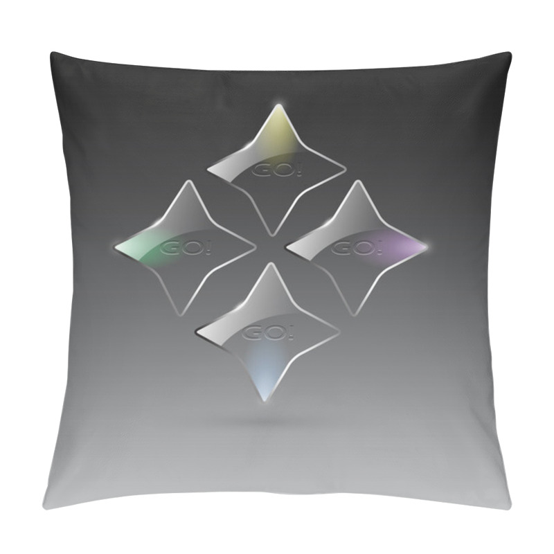 Personality  Vectro Navigation Icon Set - Go! Pillow Covers