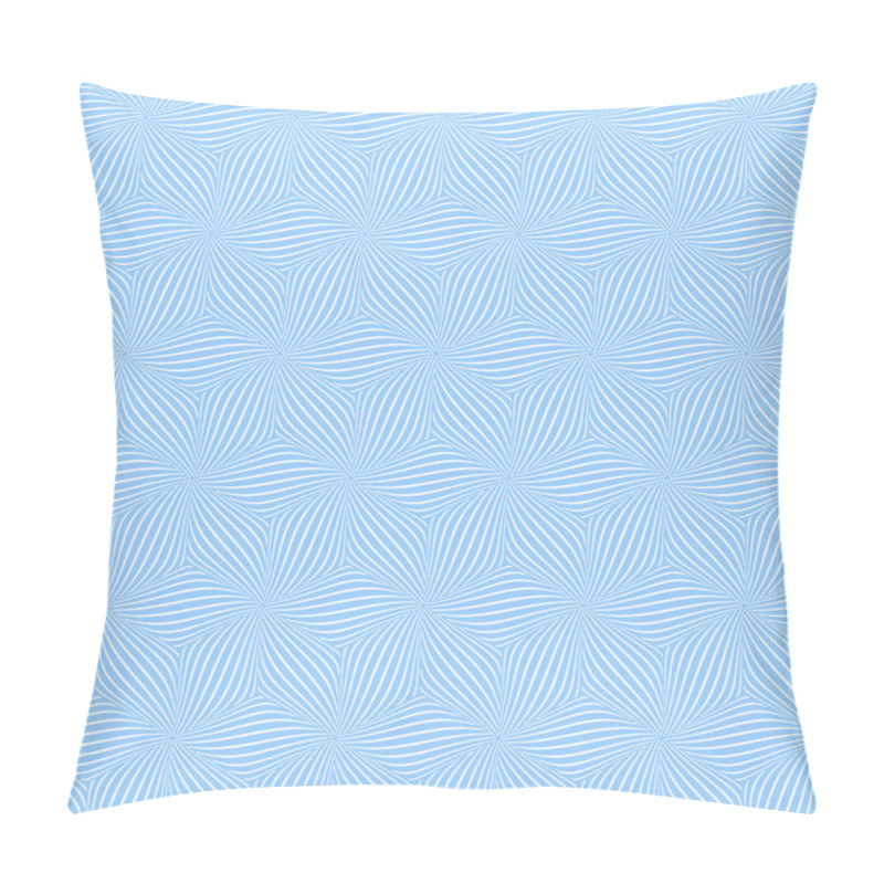 Personality  Seamless Blue Floral Texture.  Pillow Covers