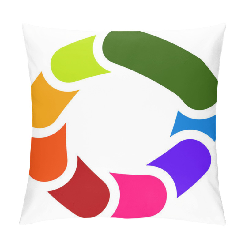 Personality  Circular Generic Symbol Pillow Covers