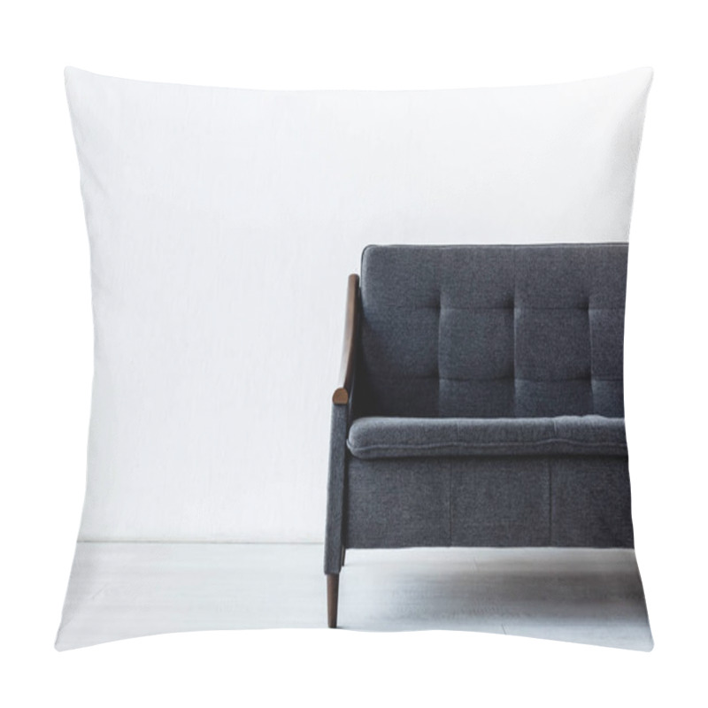 Personality  Modern Sofa Near While Wall In Living Room  Pillow Covers