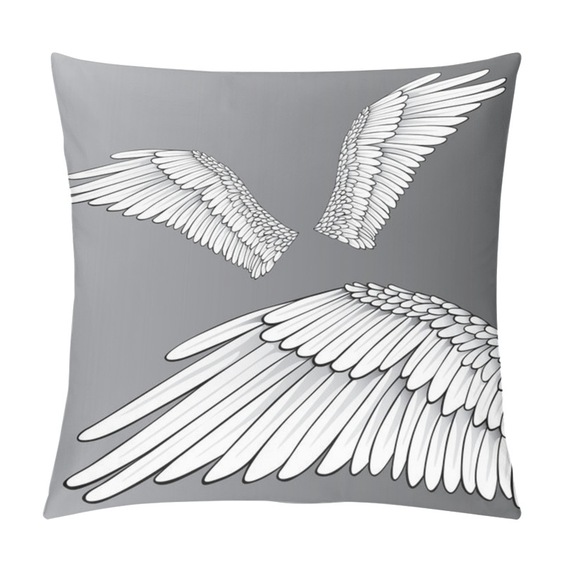 Personality  White Wings Pillow Covers