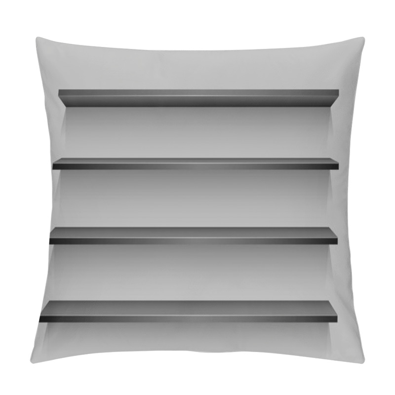 Personality  Empty Black Store Showcases Pillow Covers