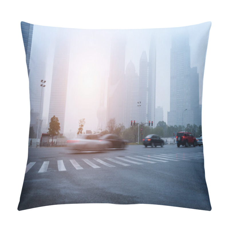 Personality  The City's Streets And Car Pillow Covers