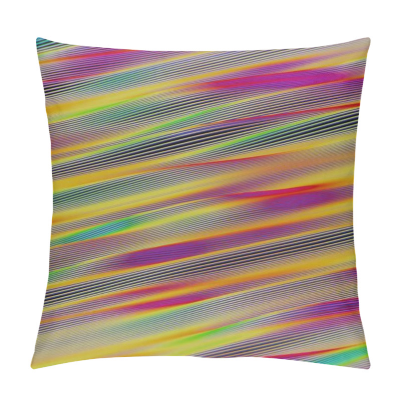 Personality  Vibrant Abstract Lines With Gradient Motion Flow Pillow Covers