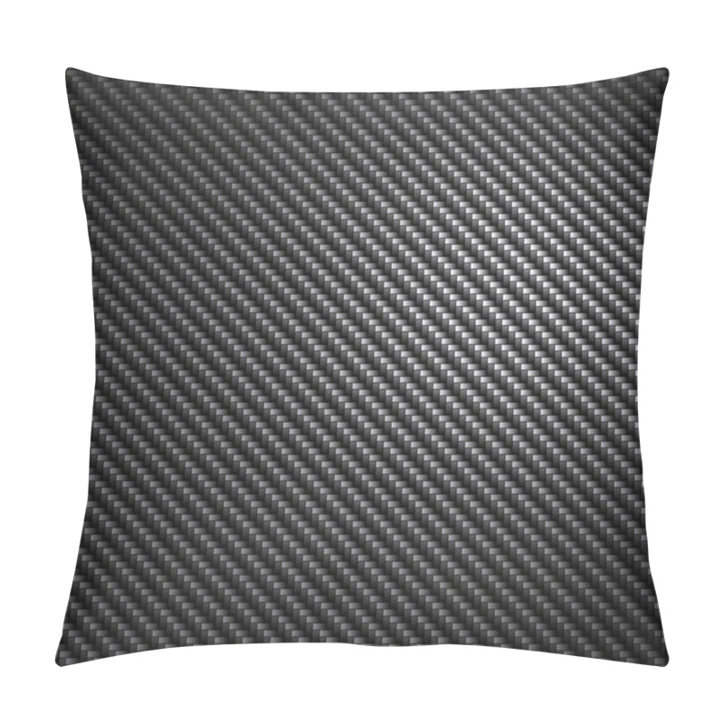 Personality  Black Carbon Fiber Texture Pillow Covers