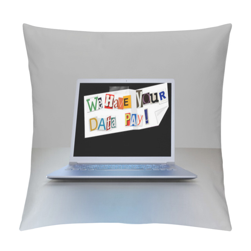 Personality   Messeage At The Screen - Ransomware Pillow Covers