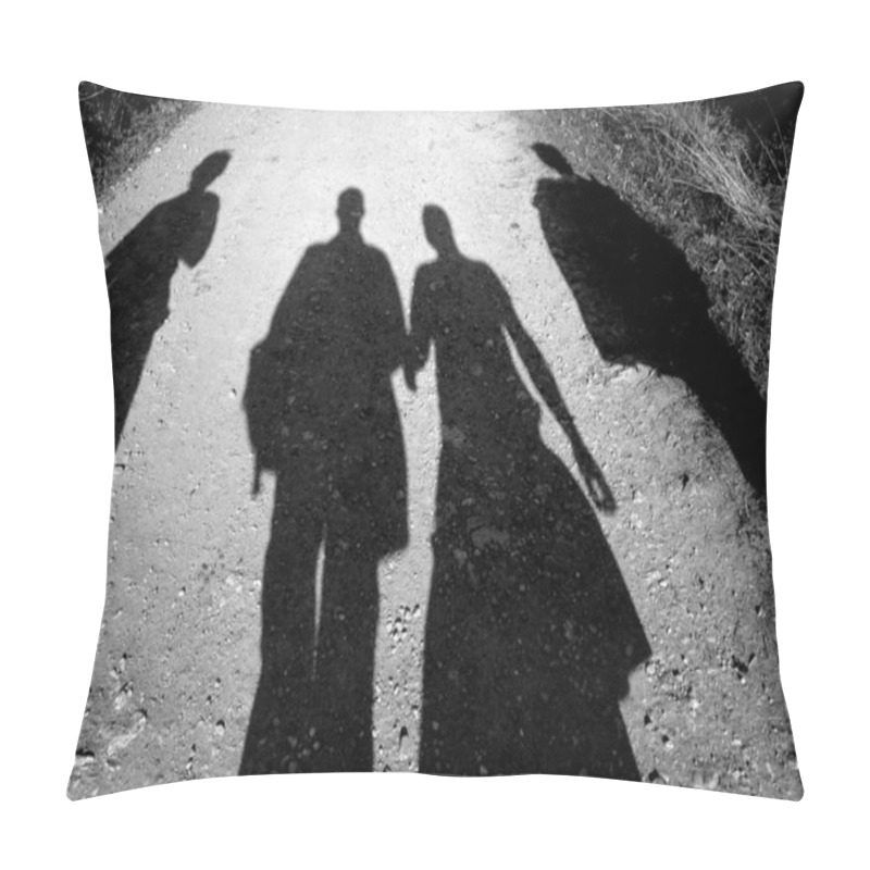 Personality  Four Walking Together Pillow Covers