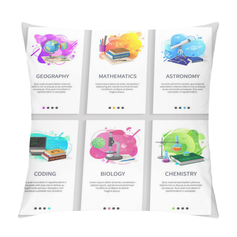 Personality  Biology And Astronomy, Coding Computer Science Pillow Covers