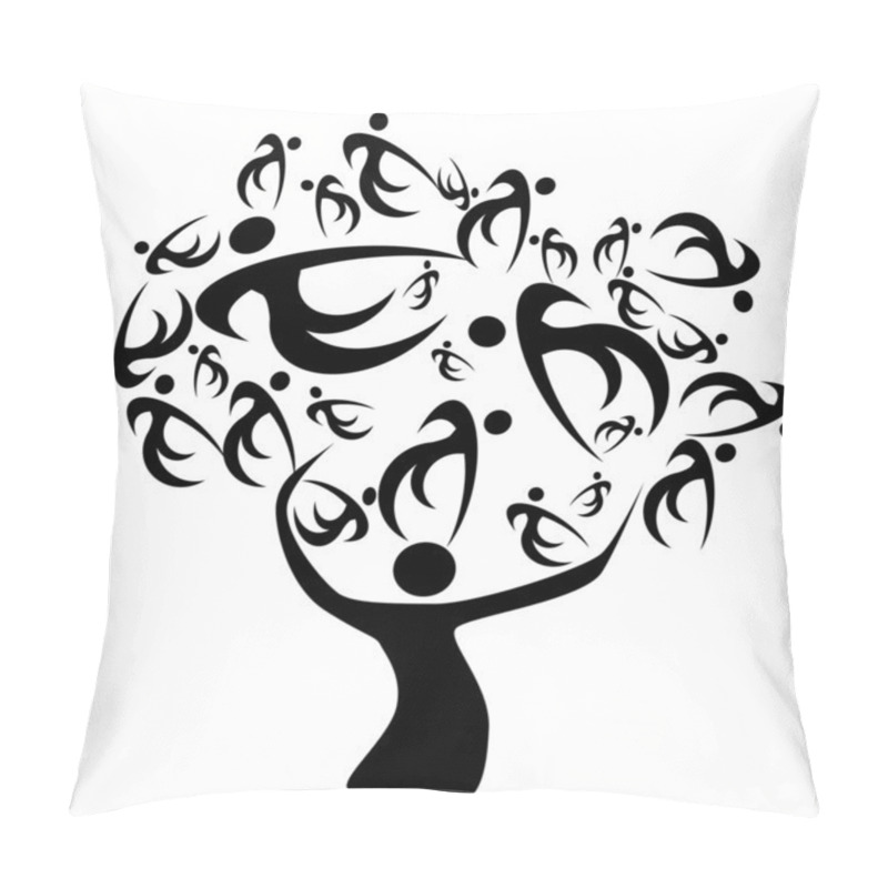 Personality  Family Tree Ancestors And Decescents History Of Relatives Pillow Covers