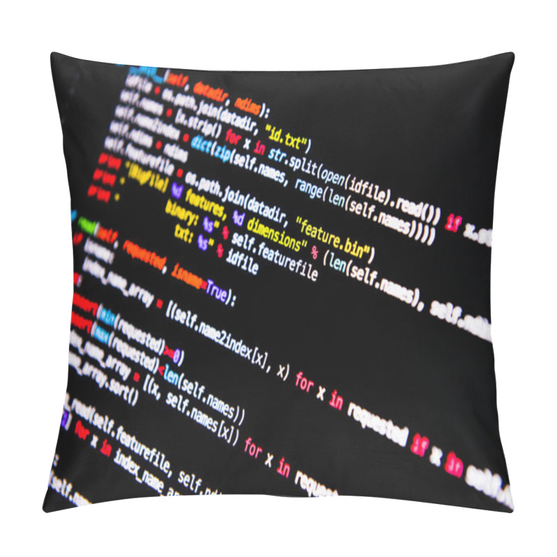 Personality  Computer Language Source Code Pillow Covers