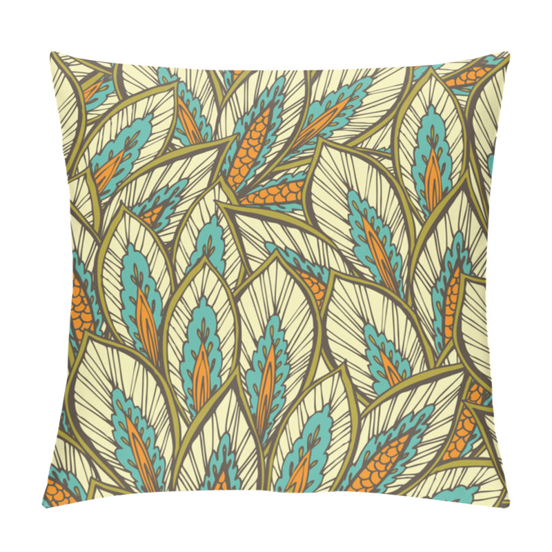 Personality  Vector Seamless Eastern Pattern Pillow Covers