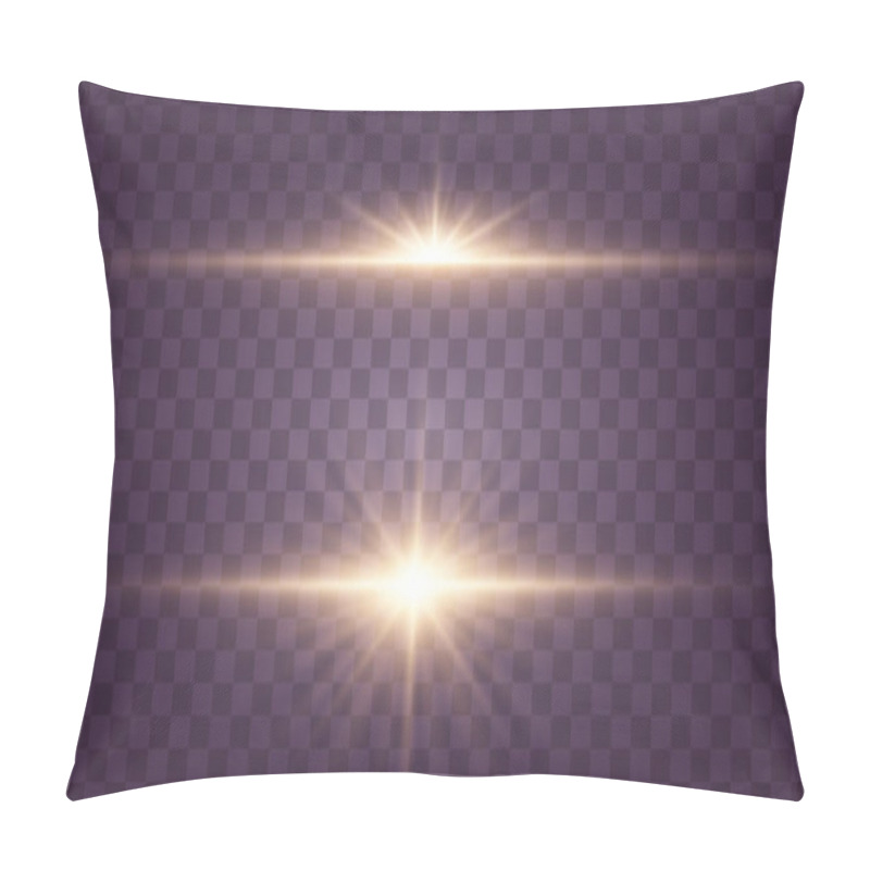 Personality  Yellow Sparkles, Light Pillow Covers