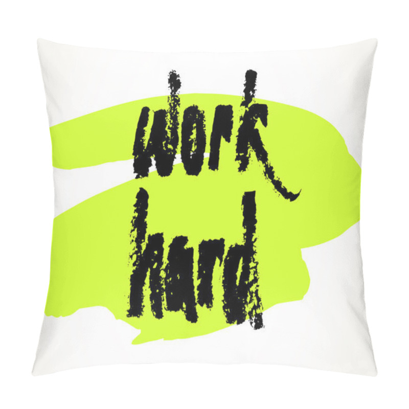 Personality  Motivation Hand Drawn Lettering Pillow Covers