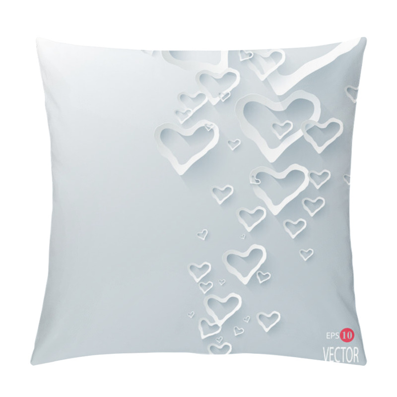 Personality  Valentines Day Background. Vector Pillow Covers