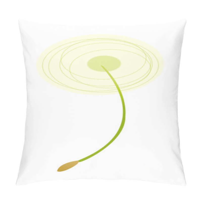 Personality  Vector Icon Dandelion Pillow Covers