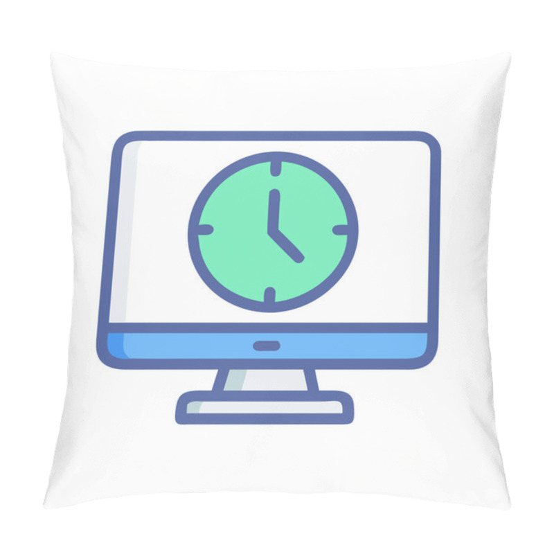 Personality  Uptime Monitor Icon For System Reliability Pillow Covers