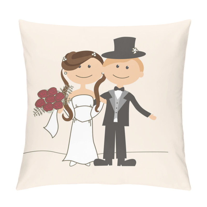 Personality  Wedding Invitation Card Pillow Covers