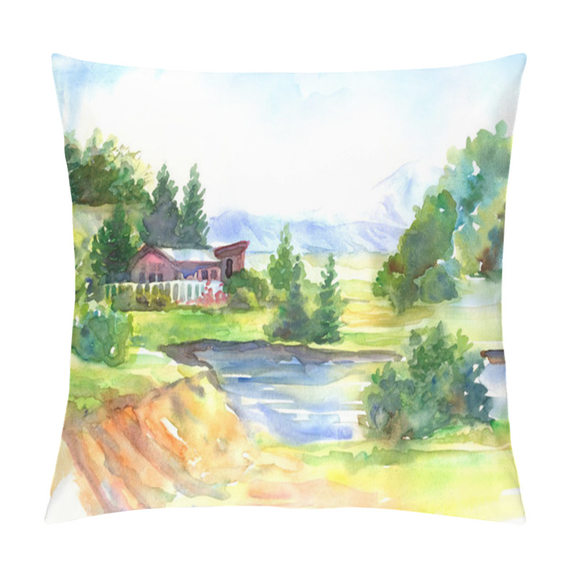 Personality  Summer Landscape Pillow Covers