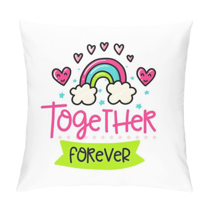 Personality  Vector Hand Drawn Lettering Poster Pillow Covers