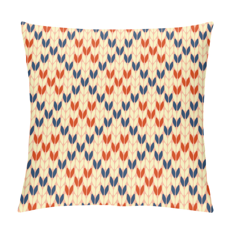 Personality  Seamless Knitting Vector Pattern Pillow Covers