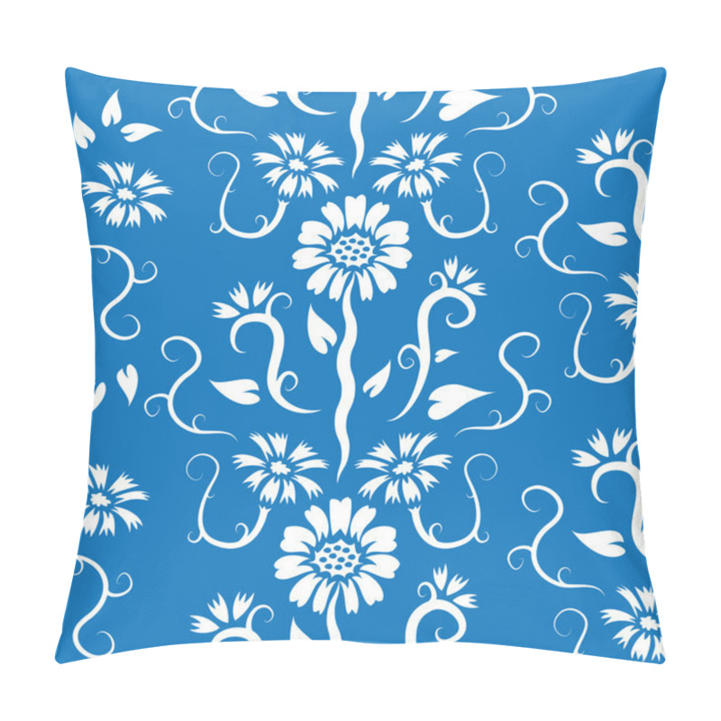 Personality  Seamless Flower Pattern Pillow Covers