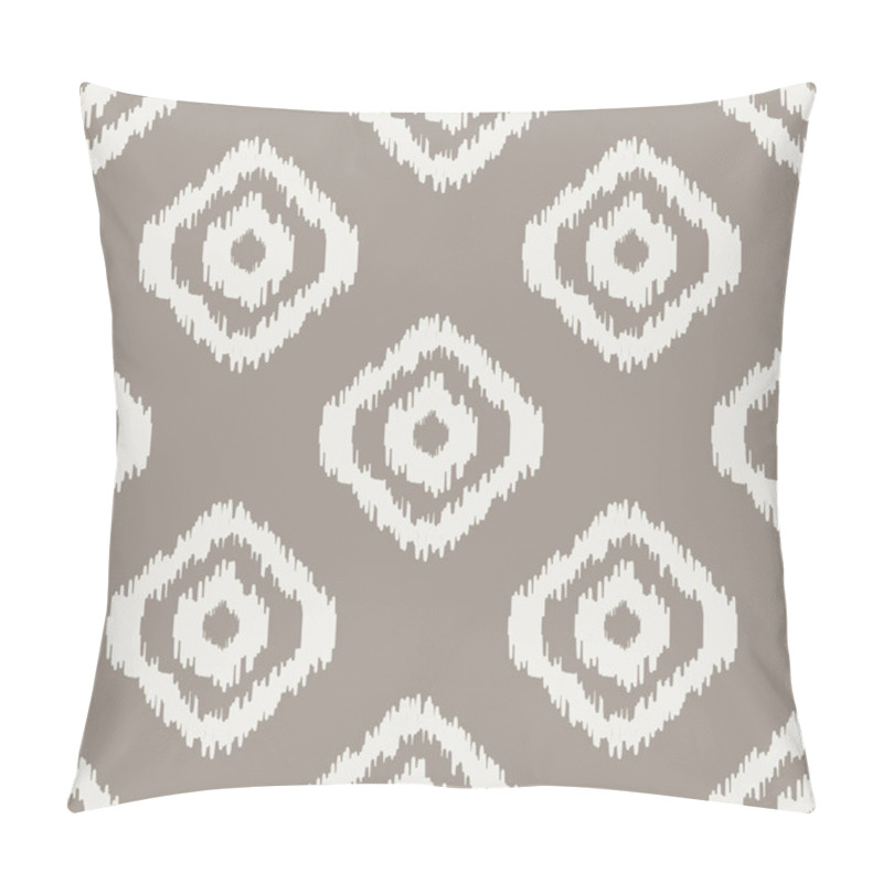 Personality  Ikat Classic Seamless Vector Pattern. Pillow Covers