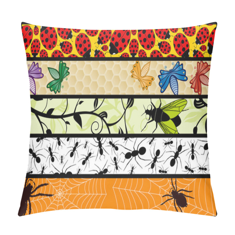 Personality  Web Bug Banners Pillow Covers