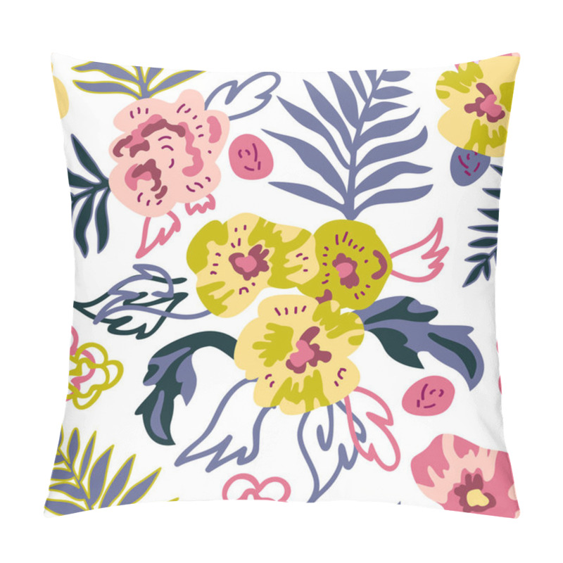 Personality  Sketchy Floral Print. Pillow Covers