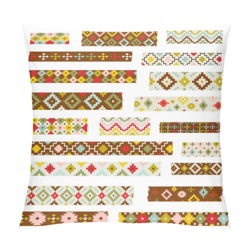 Personality  Primitive Geometric Washi Tapes Pillow Covers