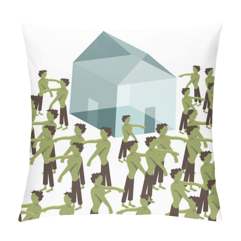 Personality  Denial Service Zombie Attack Pillow Covers