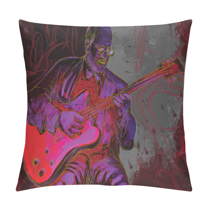 Personality  Guitarist Pillow Covers