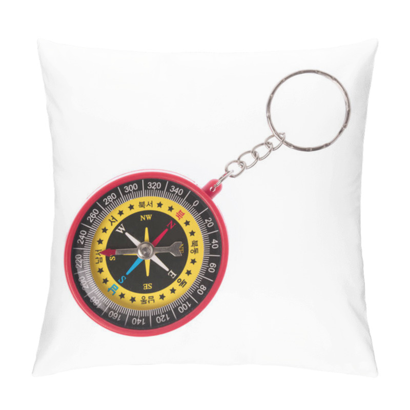 Personality  Compass Isolated On White Background Pillow Covers