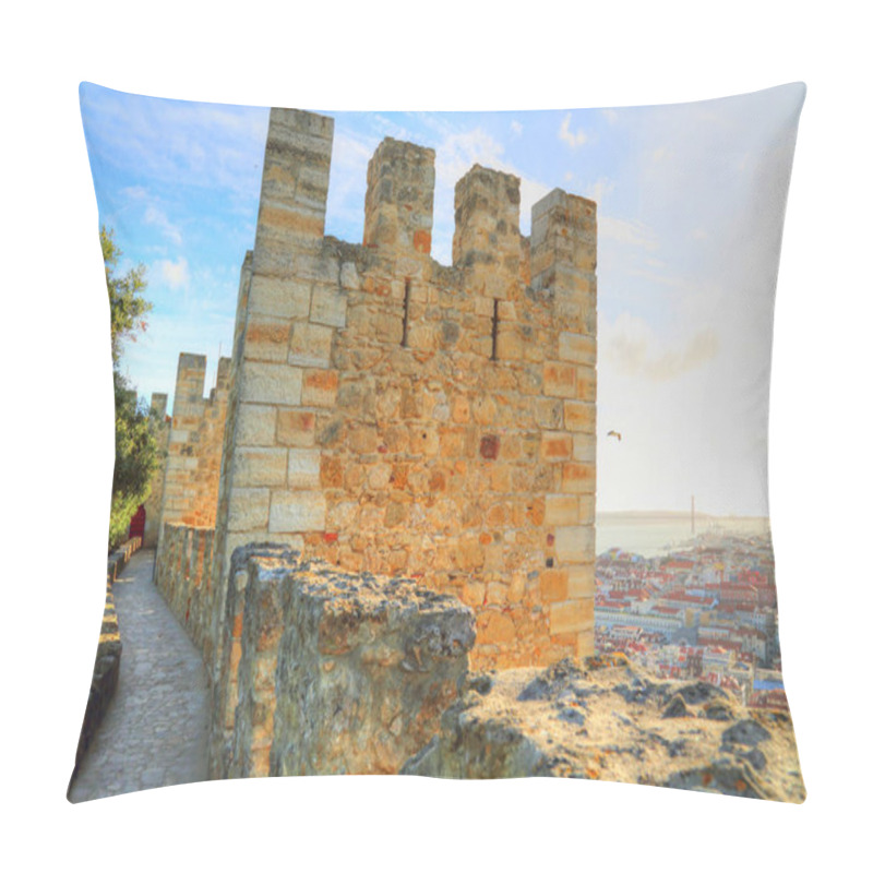 Personality  Lisbon, Saint George Castle (Sao Jorge) Lookout Pillow Covers